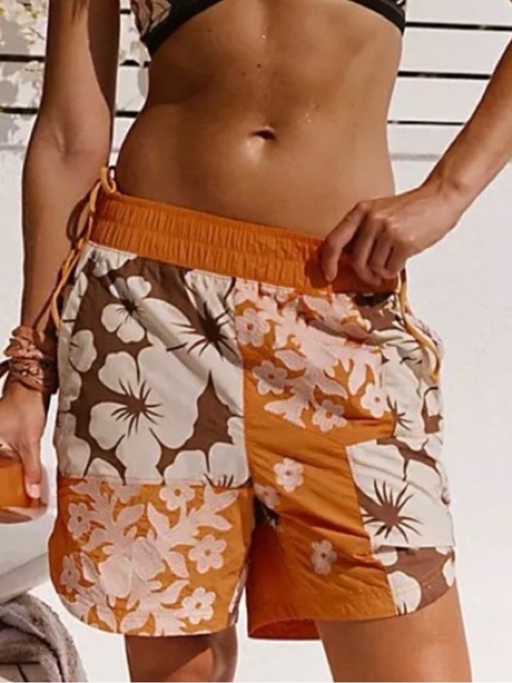 NWOT Free People The Way Home Patchwork Shorts 🩳